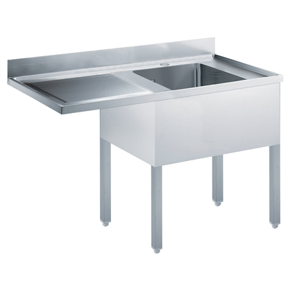 Standard Preparation1200 mm Soaking Sink for Dishwasher with 1 Bowl