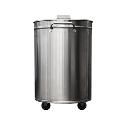 AccessoriesStainless Steel 50lt Mobile Bid with Lid