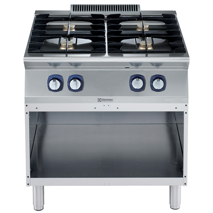 Modular Cooking Range Line700XP 4-Burner Gas Boiling Top on Open Base 800mm