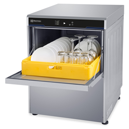 WarewashingUndercounter, double skin, pressure boiler, drain pump, rinse aid & detergent dispensers