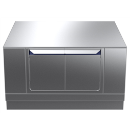 Modular Cooking Range Linethermaline 80 - 1200 mm Passthrough base, 4 doors, GN conform, 2 Sides (H2) - H=450