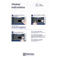 EPR Line 6000 CompassPro Washers-user wall instructions-CARE