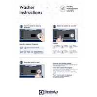 EPR Line 6000 CompassPro Washers-user wall instructions-Facility Management